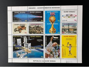 1986 Guinea-Bissau Mi. 897 - 913 Events Tennis Comet Halley Olympic Football-