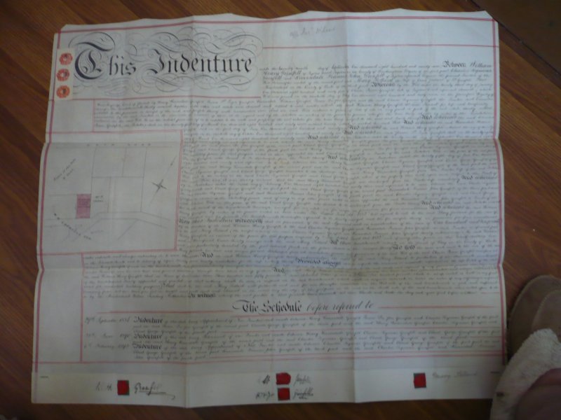 Revenue Stamps - Great Britain - Indenture Document - 1899