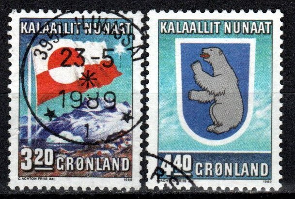 Greenland #200-01  F-VF Used CV $3.00 (X408)