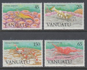 Vanuatu 498-500 Shrimp MNH VF