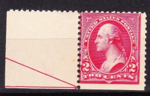 MOstamps- US #252 Mint OG NH Type III Unwatermarked -Lot # HS-N300 2025 SCV $425