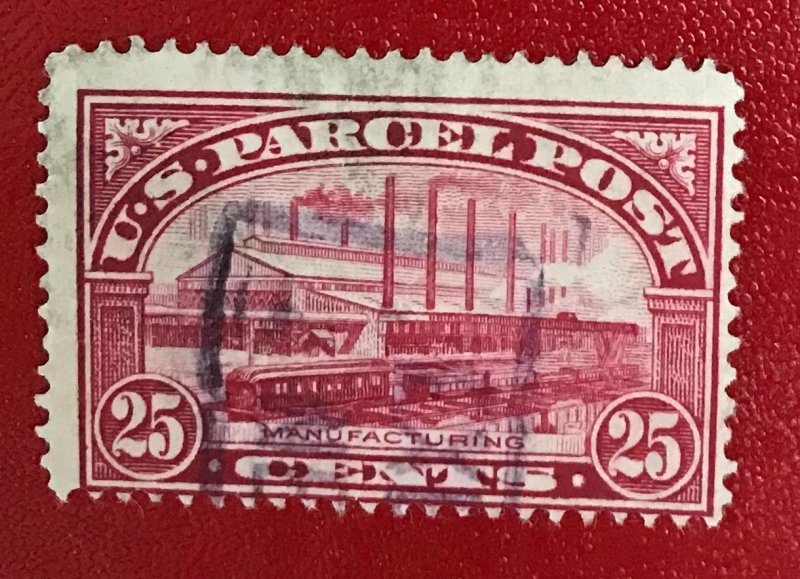 1913 US Sc Q9 used 25 cent Manufacturing CV$8.00 Lot 1627
