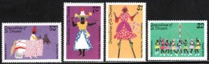 St. Vincent Grenadines #510-13 ~ Cplt Set 4 ~ Traditional Dance ~ MNH (1985)