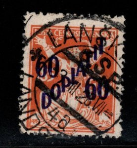 CZECHOSLOVAKIA Scott J55 Used postage due stamp