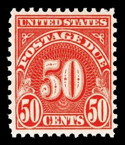 Scott J86 1931 50c Postage Due Rotary Press Issue Mint F-VF OG NH Cat $22.50