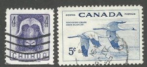 Canada 352-353  Used