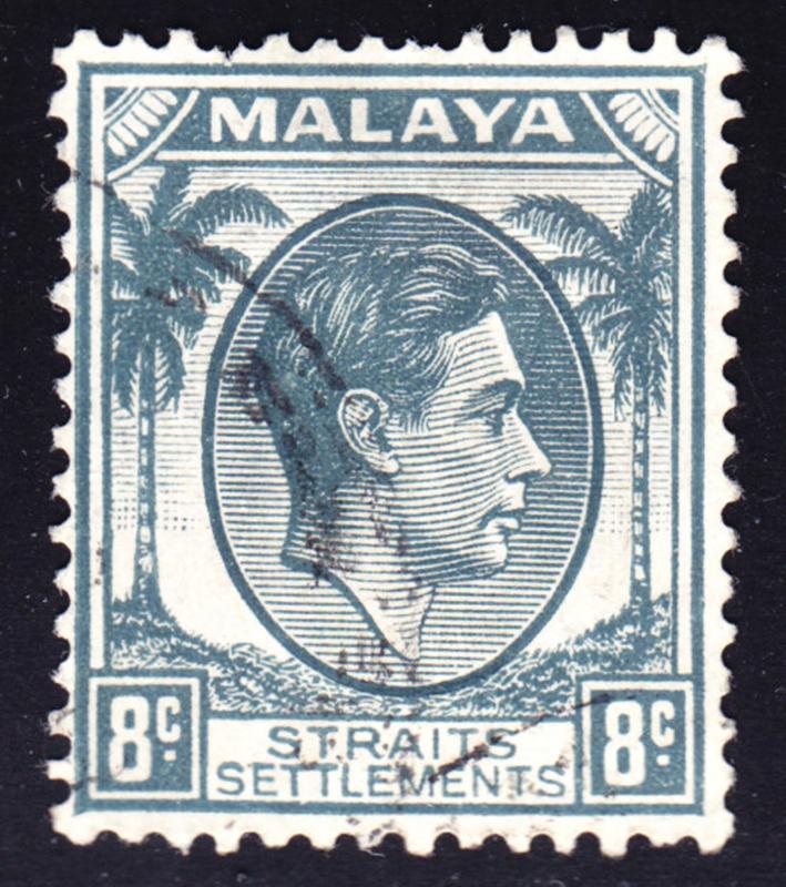 Malaya Straits Settlements Scott 243   F+  used.