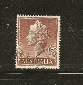 Australia SC#301 QEII 1sh7p Used