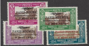 New Caledonia SC#194-197 Mint F-VF SCV$20.00...Worth a Close Look!