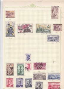 czechoslovakia issues of 1958 stamps page ref 18418