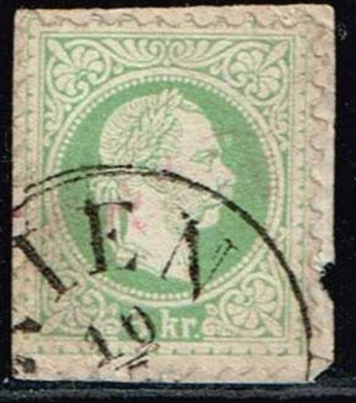Austria 1867,Sc.#27c; 28, 29a, 30 used Franz Joseph - coarse print
