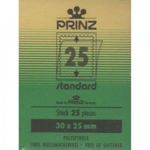 Prinz Standard Stamp Mounts cut to size CLEAR backed choice of sizes like Hawid 