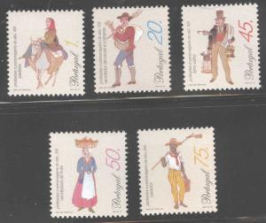 Portugal Scott 2045-2049 MNH** 1995 19th century profession set