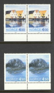 Norway Sc# 1092-1093 MNH Pair 1995 4k-4.50k Tourism