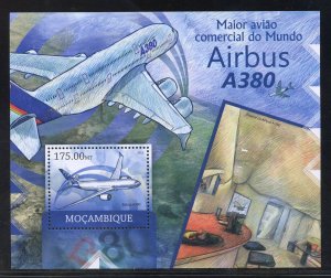 Mozambique 2675 MNH Airbus Souvenir Sheet  from 2012