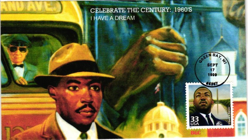 #3188a Martin Luther King CTC – Black Heritage Unknown Cachet SC22a