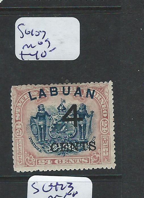 LABUAN (P2201B) 4C/24C ARMS, LION SG 107  MOG