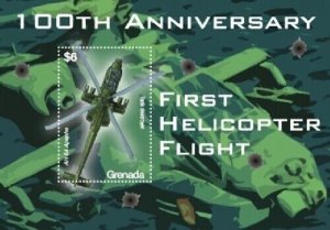 Grenada - 2007 - Helicopter - Souvenir Sheet - MNH