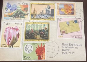 D)1990, CUBA, COVER WITH STAMPS VALLEY OF PREHISTORY, BACONAO NATIONA