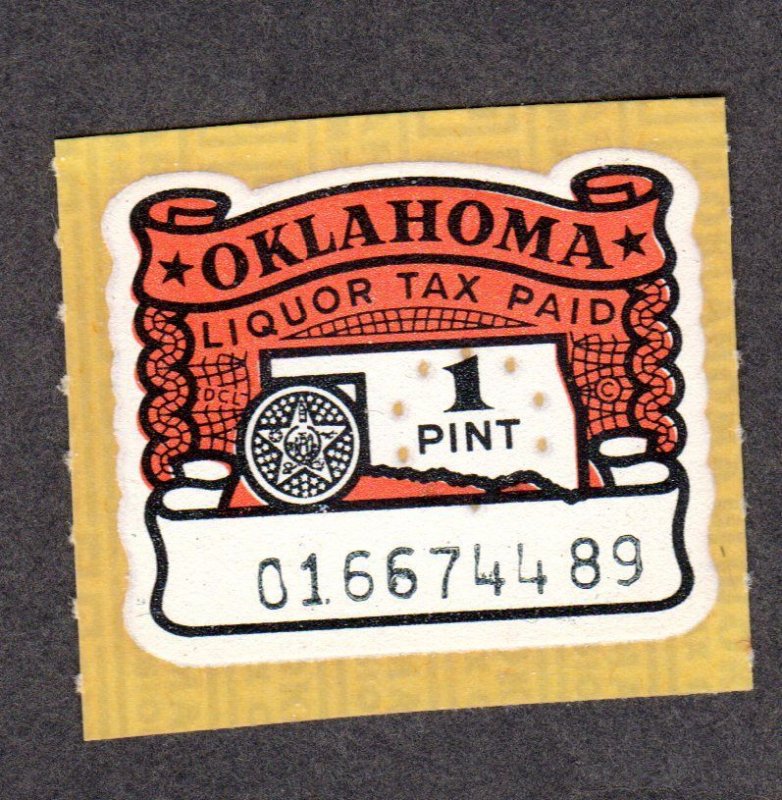 Oklahoma State Revenue, Liquor SRS # L5 MNH Lot 230719 -07