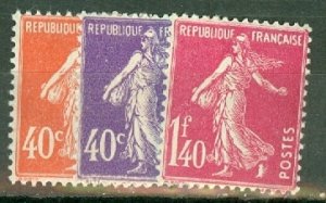KZ: France 155-184 mint most NH (159-60,16,180-1 mint) CV $240; scan shows a few