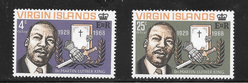 British Virgin Islands  (1968)  - Scott # 192 - 193, MNH