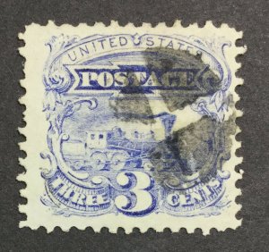 MOMEN: US STAMPS #114 USED LOT #38040