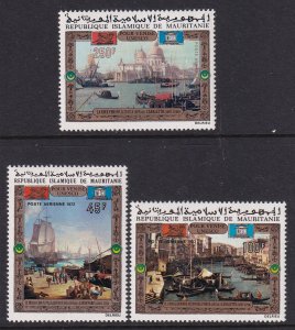 Mauritania C118-C120 Paintings MNH VF