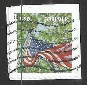 # 4778 USED FLAG IN SPRING
