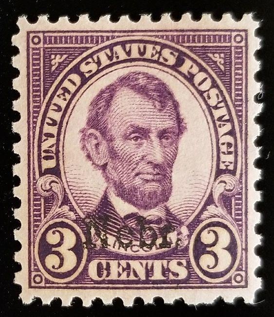 1929 3c Abraham Lincoln Nebraska Overprint Scott 672 Mint F/VF NH