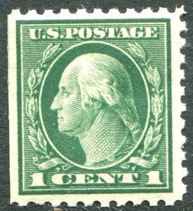 424 1c Washington, Mint Never Hinged, OG
