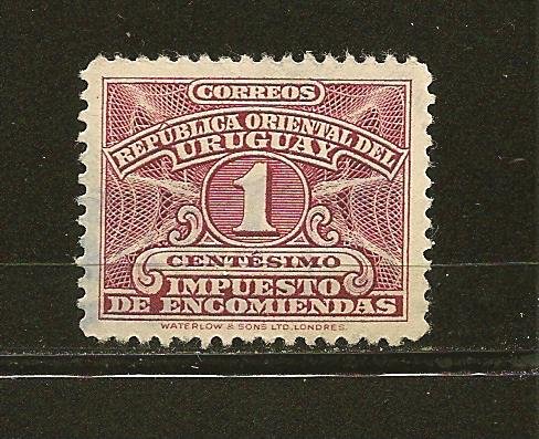 Uruguay Q55 Parcel Post Used