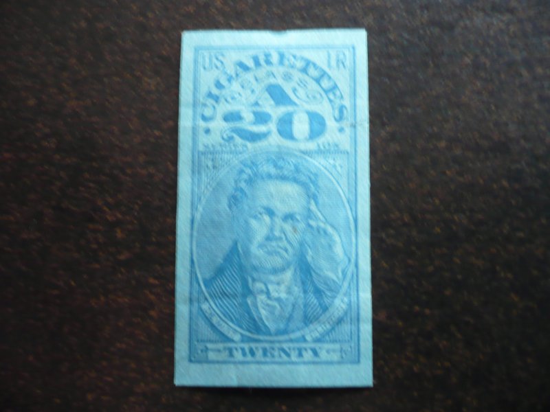 Stamps - USA - Cigarette Tax Stamp - Used