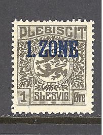 Schleswig Sc # 15 mint hinged (RS)