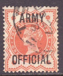 Great Britain (1896) #O54 used