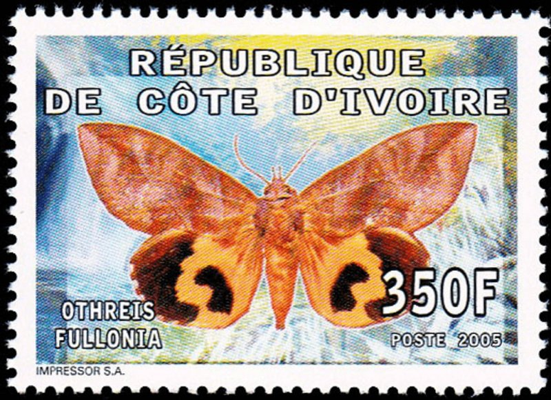 Ivory Coast 2005 Imperf. Butterflies 2005 Full N° 1389-1392 BL 84-88