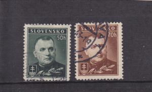 Slovakia  Scott#  43-43A  Used  