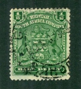 Rhodesia 1904 #59d U SCV(2024)=$4.00