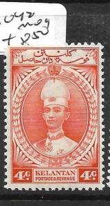 MALAYA  KELANTAN  (P2704B) 4C  SG 42  MOG 