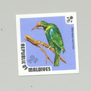 Maldives #452 Birds 1v Imperf Proof from set