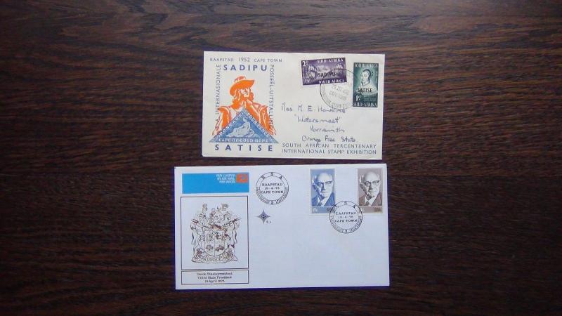 South Africa 1952 1979 FDC x 10 Painter SADIPU Tourism Harbour Painters       