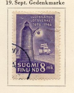 Finland 1946 Early Issue Fine Used 8mk. NW-214577