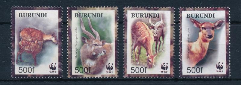 [53965] Burundi 2004 Wild animals Mammals WWF Sitatunga MNH