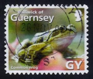 Guernsey #925d Common Frog, used (1.25)