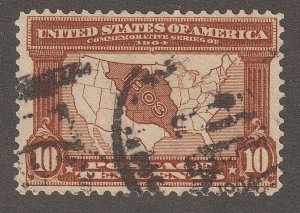 EDSROOM-16931 US 327 Used XF 1904 10c Louisiana Purchase CV$97.50