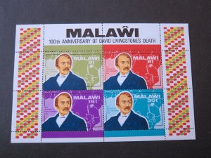 Malawi 1973 Sc 207a-8a MNH