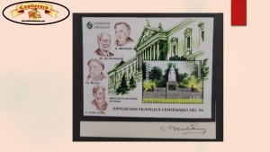 O) 1997 URUGUAY, ARTWORK, ORIGINAL DESIGNE MENCK FREIRE, ANTONIO MACHADO