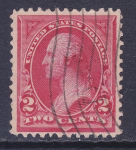 US 249 Used 1894 2¢ Carmine Lake Washington Type I 
