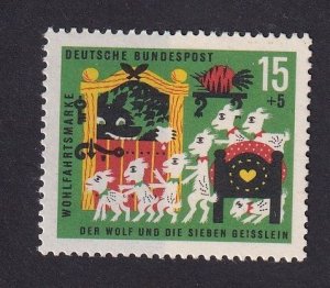 Germany  #B393  MNH 1963  fairy tales  15pf