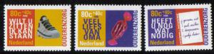 Netherlands  #B705-B707  MNH 1998  senior citizens